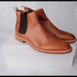 Gordon Rush Carson Cognac Leather Chelsea Boots